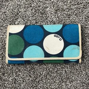 Aero blue & green wallet